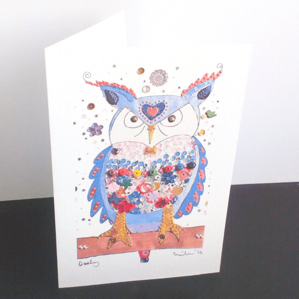 Owl Greeting Card 2