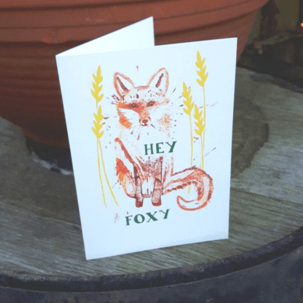Foxy Greeting Card 1