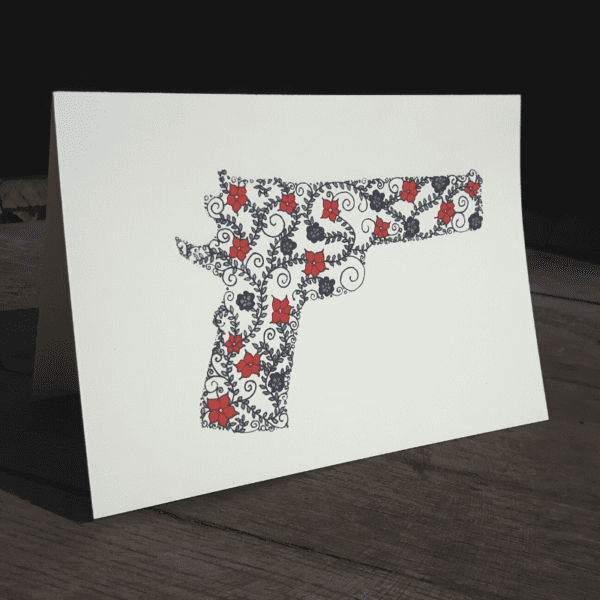 Flower Gun Card