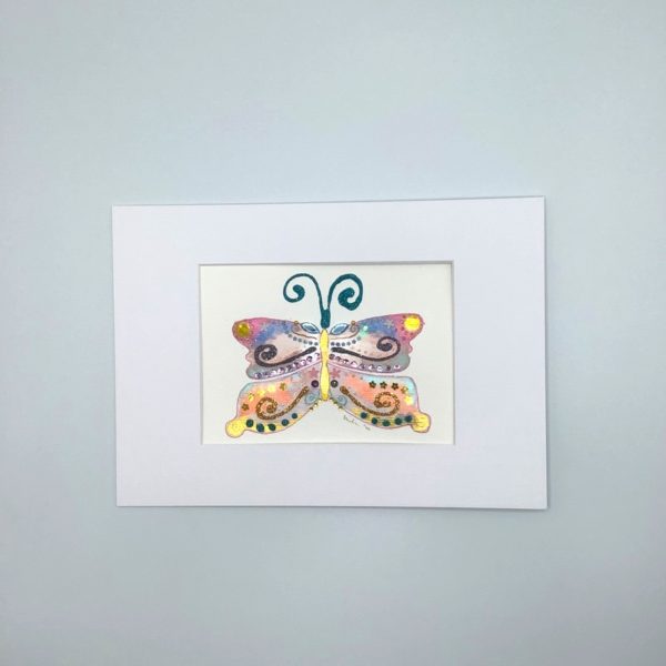 Pastel Watercolour Butterfly 2 - nancyeartist.com