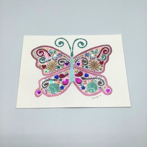 Small Butterfly In Pink 1 - nancyeartist.com